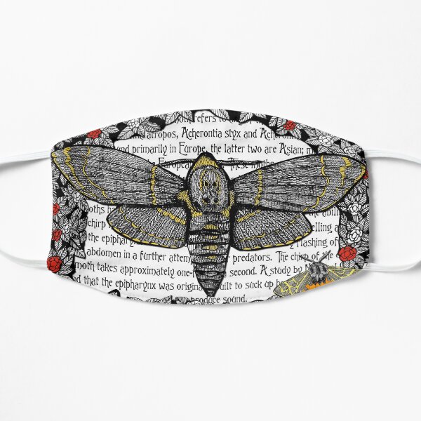 Deaths head Moth Face Mask Mask