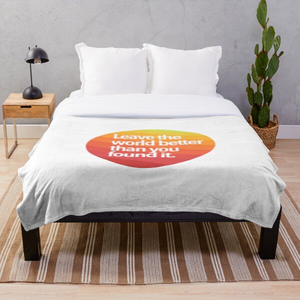 Item preview,  Leave the world better than you found it designed and sold by PeacePlanet.