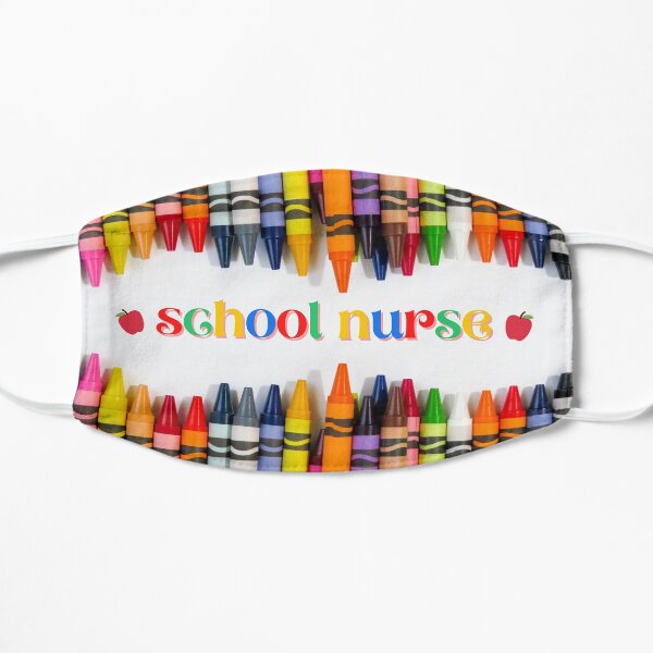 School Nurse Crayons Face Mask Mask