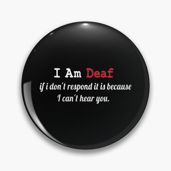 Item preview, I Am Deaf, I read Lips designed and sold by MS Design.
