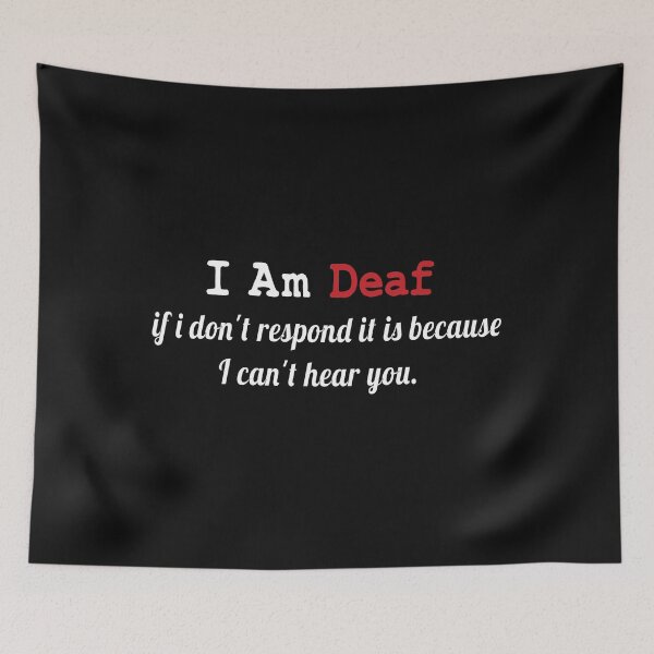 Item preview, I Am Deaf, I read Lips designed and sold by MS Design.