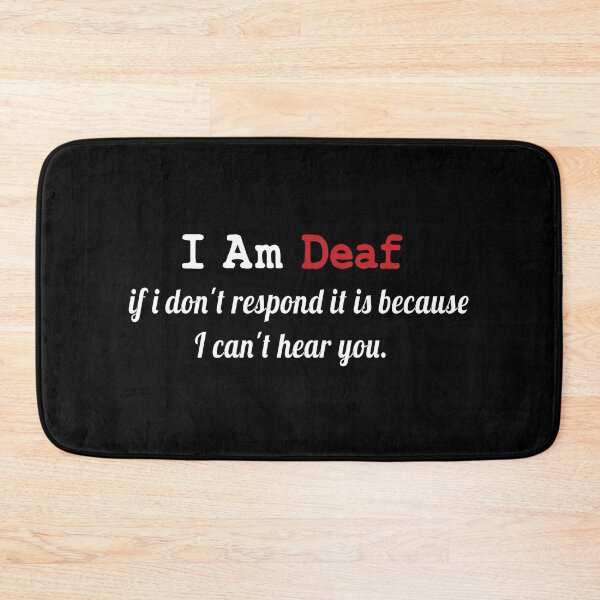 Item preview, I Am Deaf, I read Lips designed and sold by MS Design.