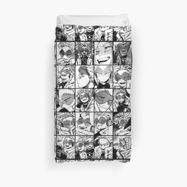 Hawks- manga black and white version Duvet Cover