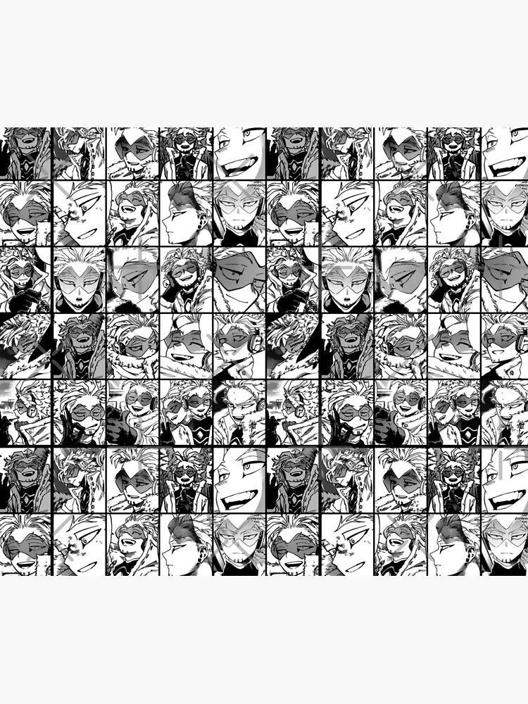 "Hawks manga black and white version" Throw Blanket by Angellinx3