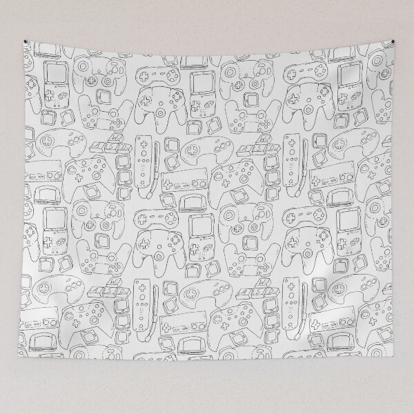 Item preview, White Video Game Toys - Pattern designed and sold by Stroke of JaSmine.