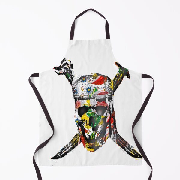 Item preview, Canal flowers pirate skull bywhacky designed and sold by designbywhacky.