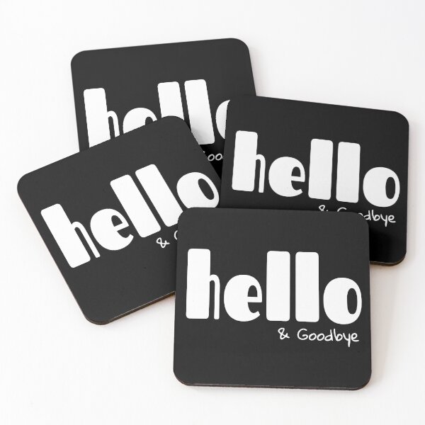 Item preview, Hello and Goodbye!!  New collection  Black & white designed and sold by AmazingEcraft.