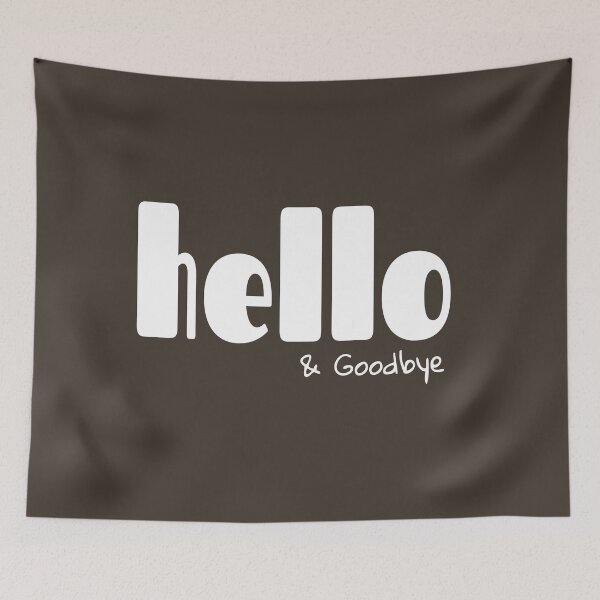 Item preview, Hello and Goodbye!!  New collection  Black & white designed and sold by AmazingEcraft.