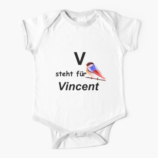 V steht für ... Short Sleeve Baby One-Piece