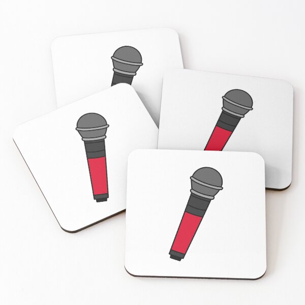 Item preview, red microphone designed and sold by cool stickerz.