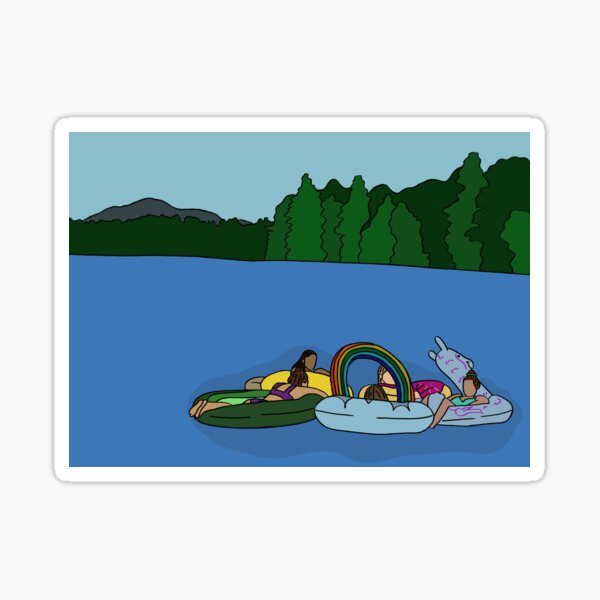 FDL lake Sticker