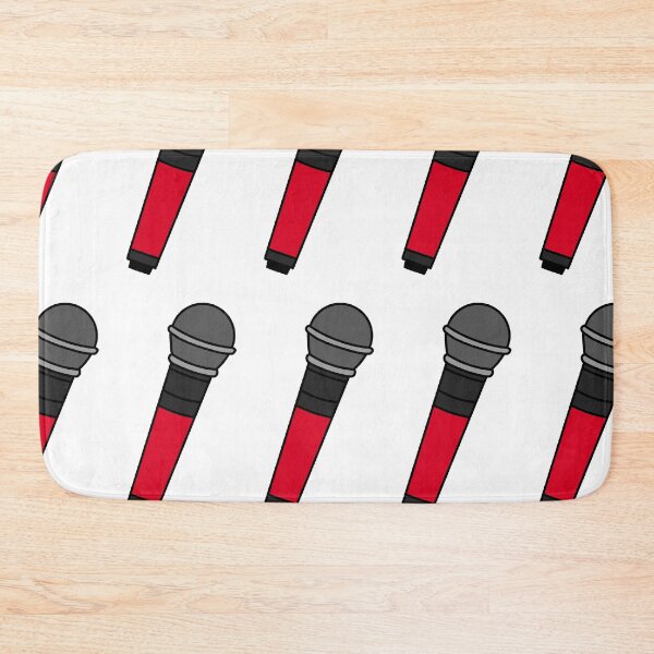 Item preview, red microphone designed and sold by cool stickerz.