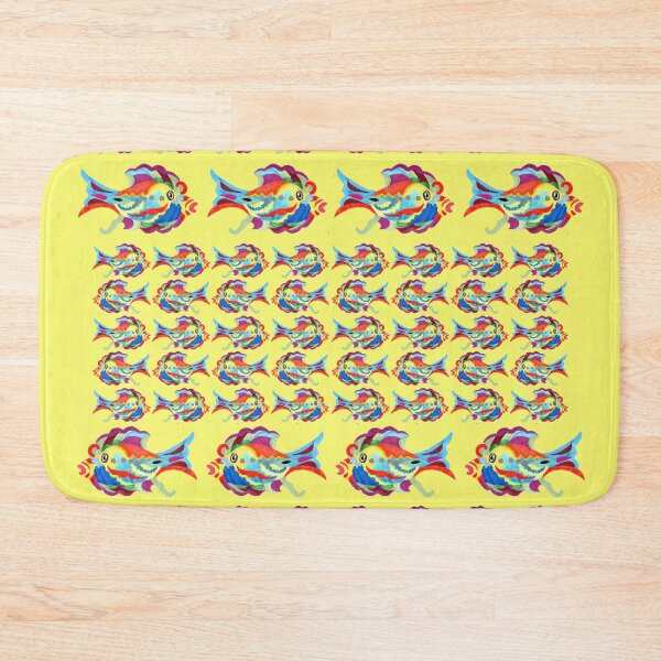 Item preview, Watercolor Fish Yellow designed and sold by Sharon Schwalbe.
