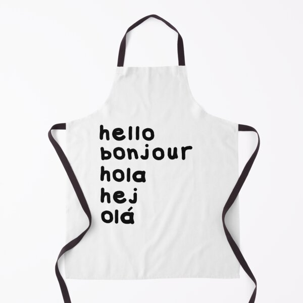 Item preview, Hello in 5 Languages sticker | minimalist designed and sold by UNNETart.