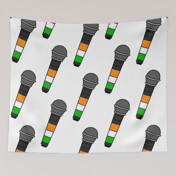 Item preview, Irish microphone designed and sold by cool stickerz.