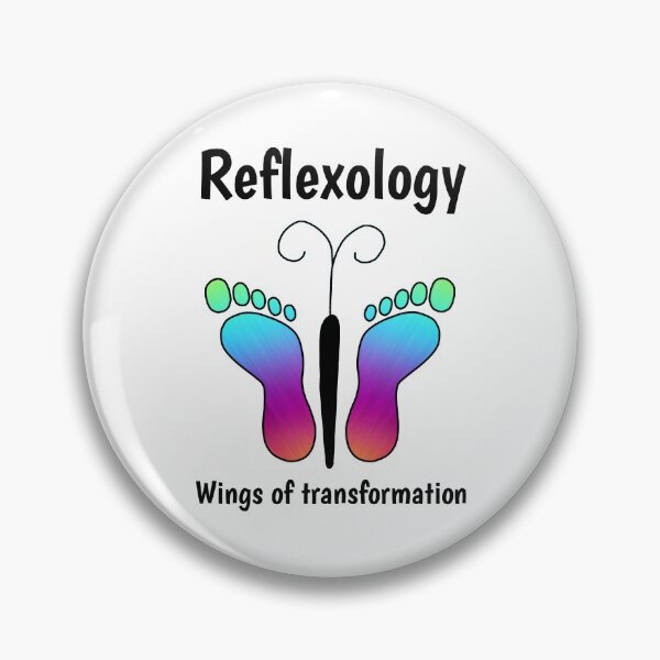Item preview, Wings of transformation with reflexology butterfly designed and sold by Onpointholistic.