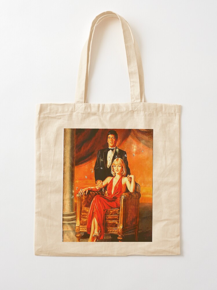 Scarface - Canvas Portrait of Tony & Elvira | Tote Bag