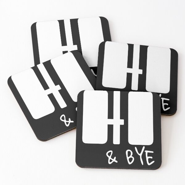 Item preview, Hi and Bye!!  New collection  Black & white designed and sold by AmazingEcraft.