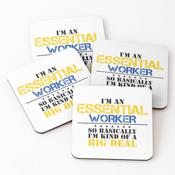Item preview, Essential Worker In COVID-19 designed and sold by GabrielloG.