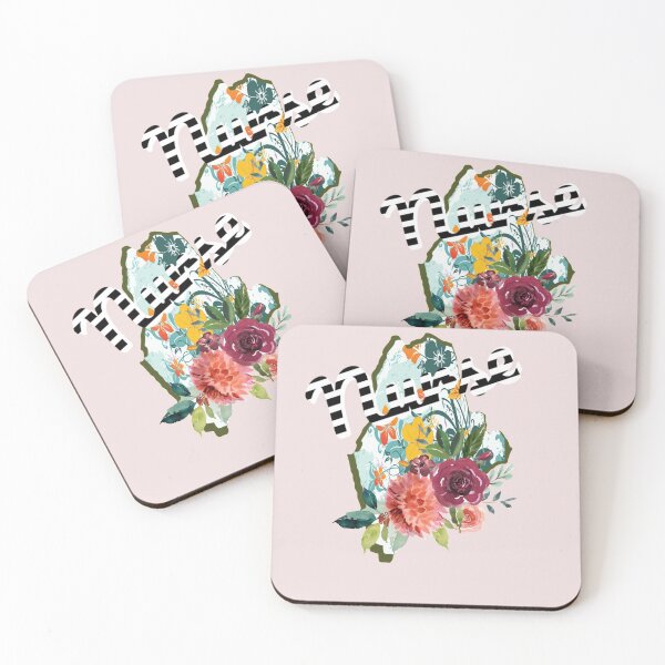 Item preview, Maine Nurse Floral Watercolor designed and sold by AZGuzmans.