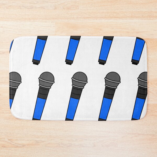 Item preview, blue microphone designed and sold by cool stickerz.