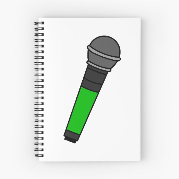 Item preview, green microphone designed and sold by cool stickerz.