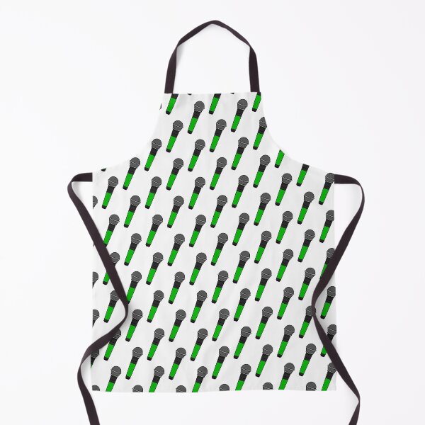 Item preview, green microphone designed and sold by cool stickerz.