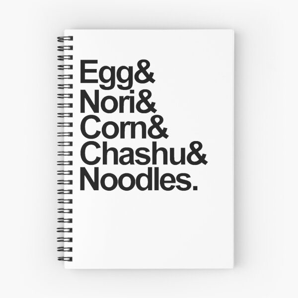 Item preview, Helvetica Chashu Ramen designed and sold by RamenBowl.