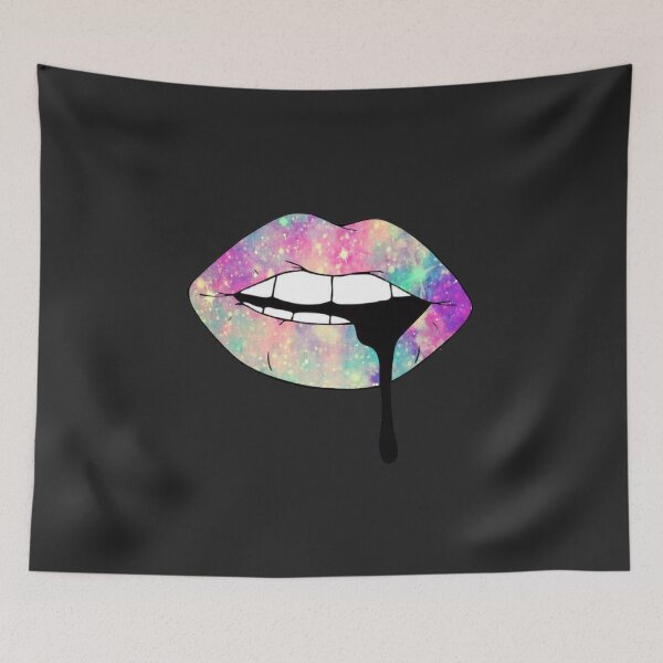 Item preview, Aesthetic Lips Sticker designed and sold by xermerch.