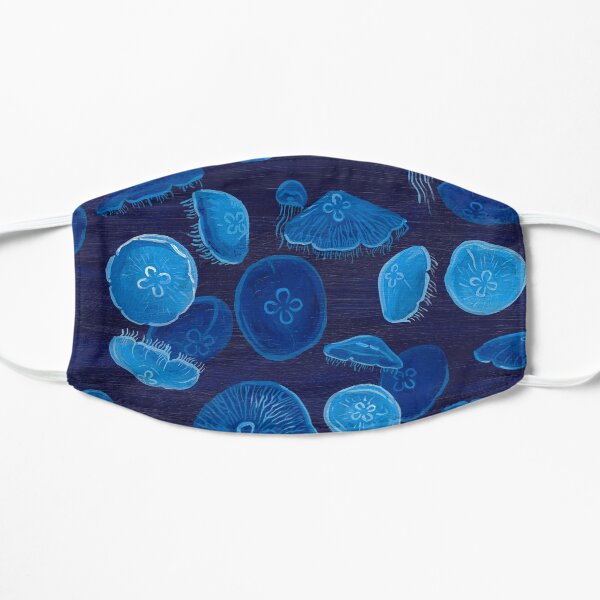 Moon Jelly Swarm Flat Mask
