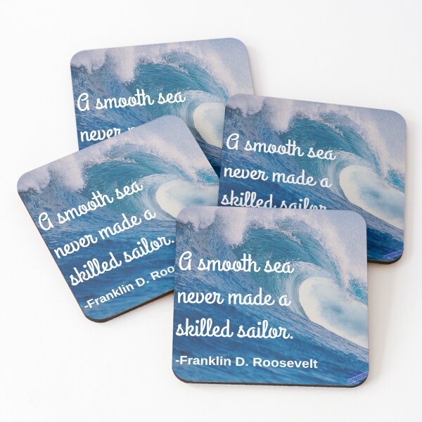 Item preview, A smooth sea never made a skilled sailor designed and sold by Caregiverology.