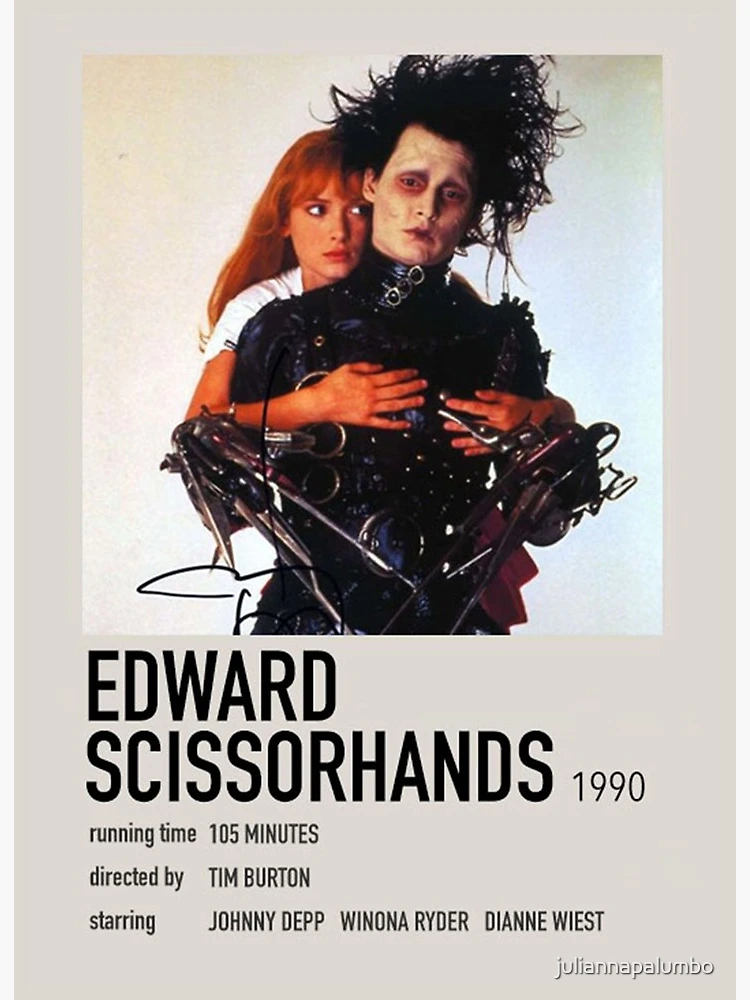 Deals Original Edward Scissorhands movie poster