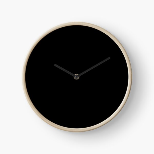 Black is the most beautiful color Horloge