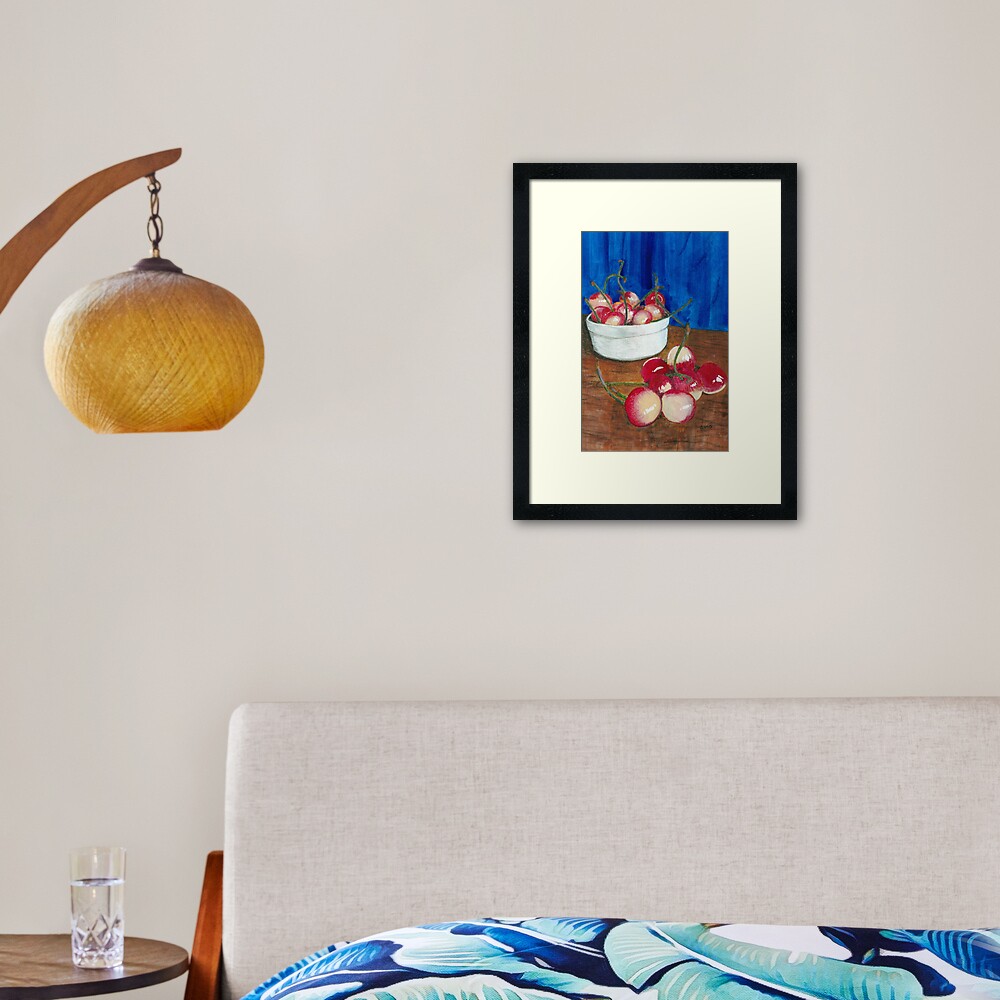 Cherries, Jubilant Framed Art Print