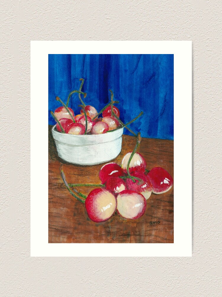 Alternate view of Cherries, Jubilant Art Print