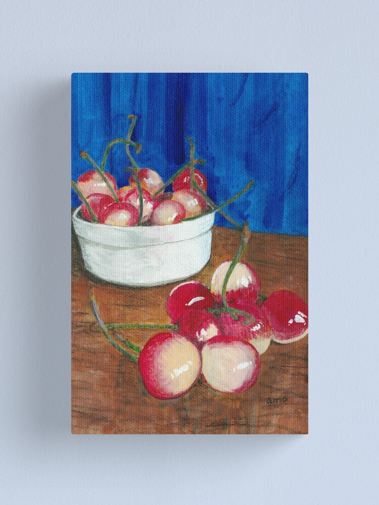 Alternate view of Cherries, Jubilant Canvas Print