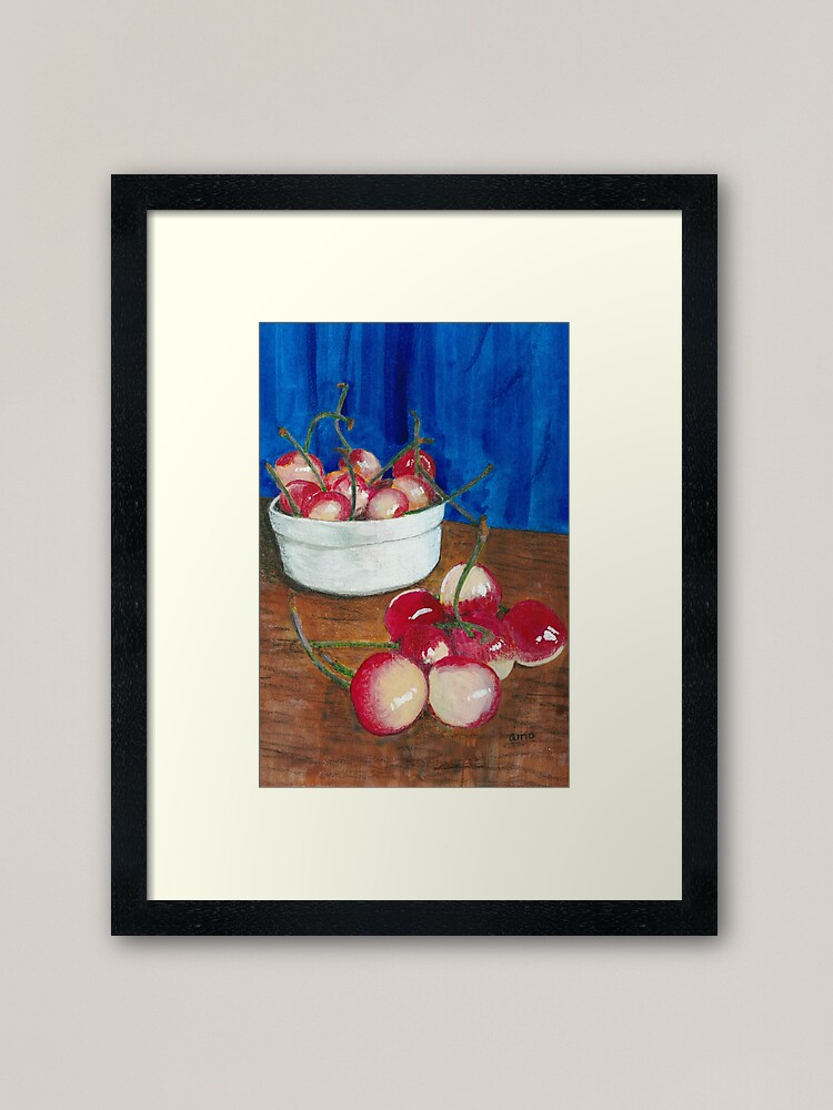 Alternate view of Cherries, Jubilant Framed Art Print