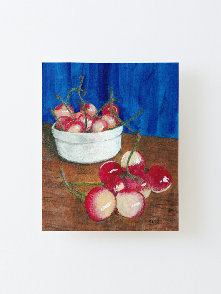 Alternate view of Cherries, Jubilant Mounted Print