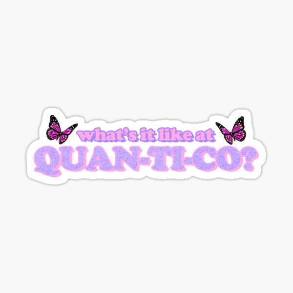 quan ti co quote design Sticker