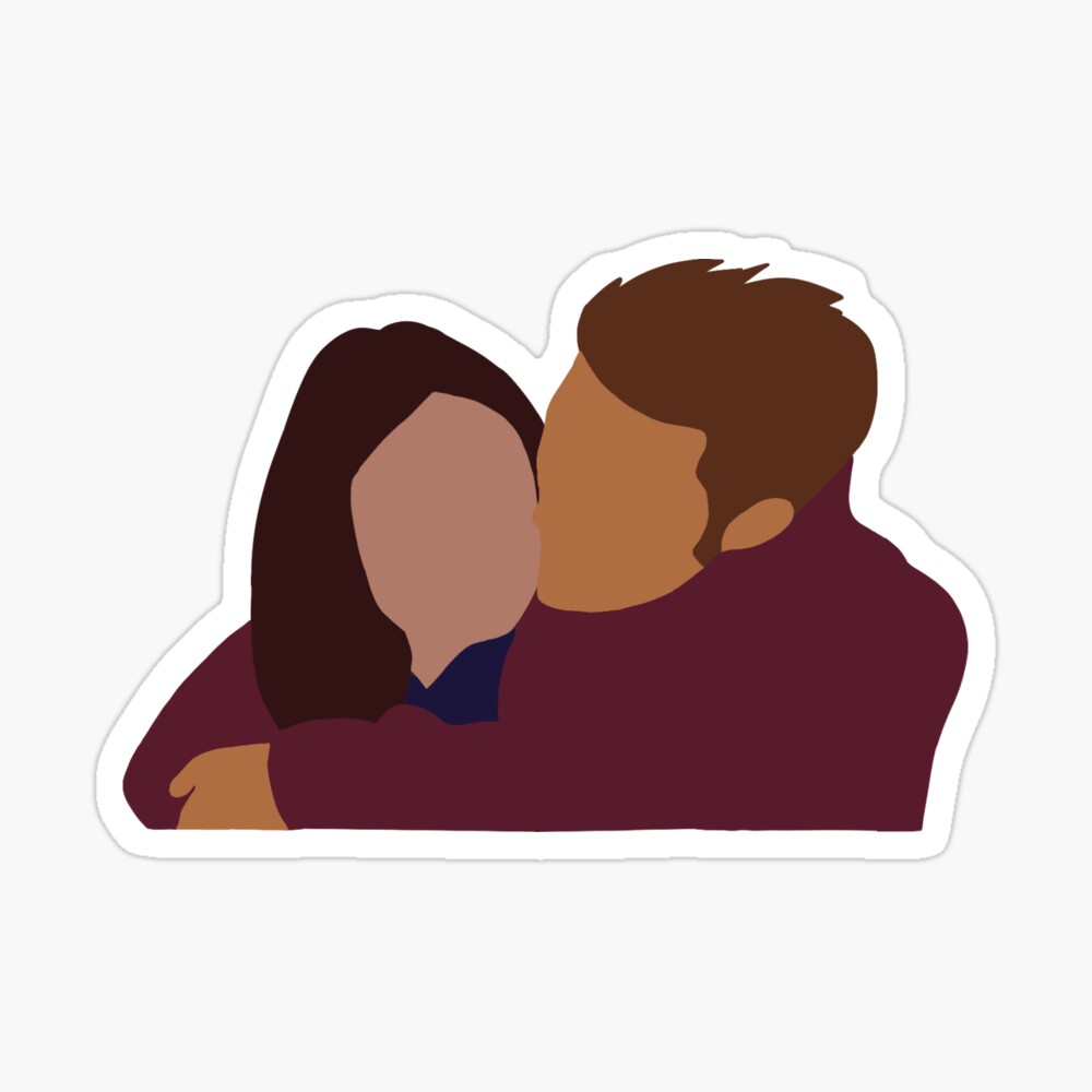 Davina Claire and Kol Mikaelson Sticker for Sale by alisejdesigns