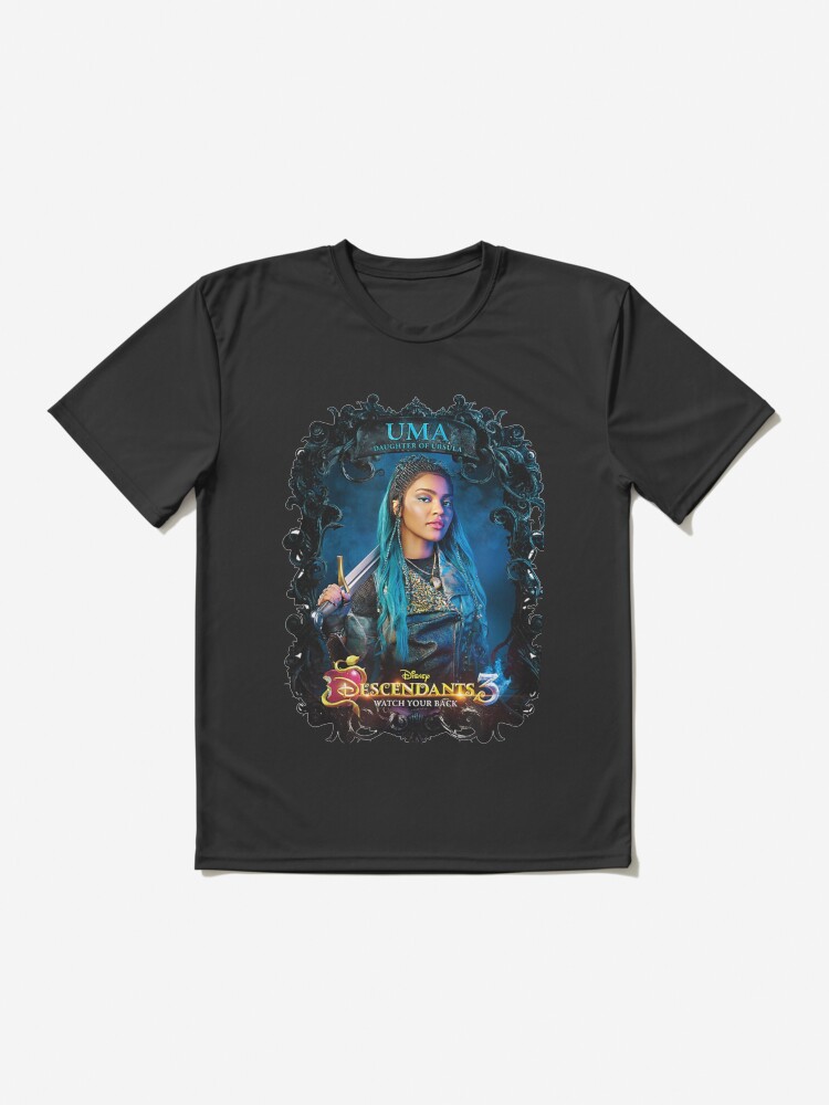 Imagen 2 de 7, Camiseta deportiva con la obra Descendientes 3 Uma, ten cuidado con tus espaldas, diseñada y vendida por ratiffcatherine.