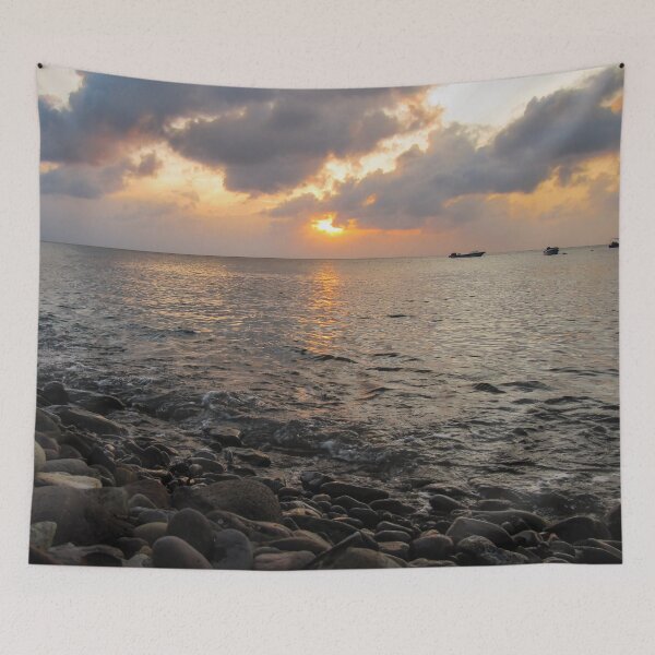 Item preview, Atardecer en la playa de la isla de Providencia designed and sold by am-mantilla2156.