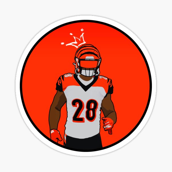 Tie-Dye Joe Mixon Cincinnati Bengals Pic T-Shirt