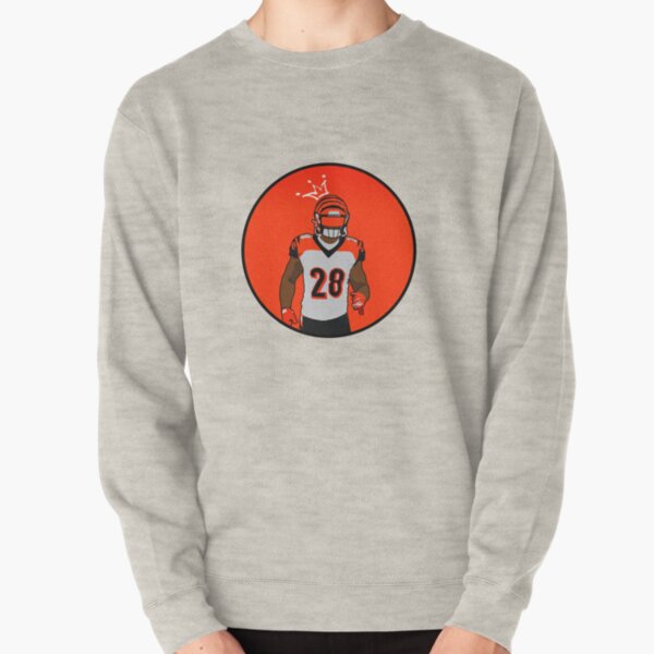 Men's Cincinnati Bengals #28 Joe Mixon White 2021 Pullover Hoodie on  sale,for Cheap,wholesale from China