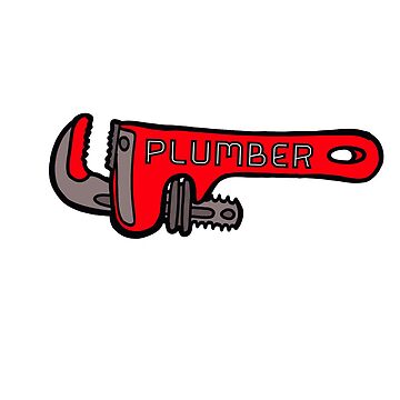 Artwork thumbnail, Plumber pipe wrench sticker by Localnonunion