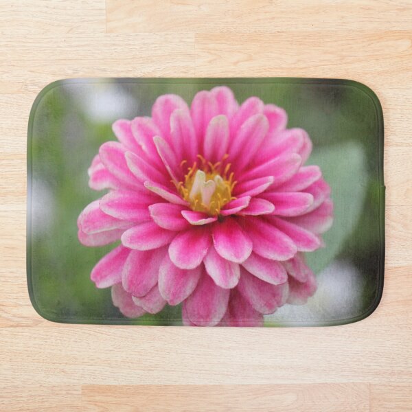 Artikelvorschau, Rosa und weiße Zinnienblume entworfen und verkauft von stina-bee.