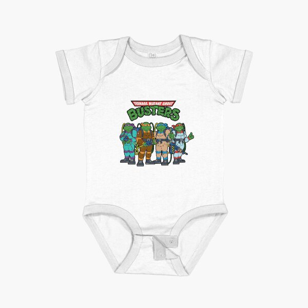 Teenage Mutant Ghost Busters Short Sleeve Baby One-Piece