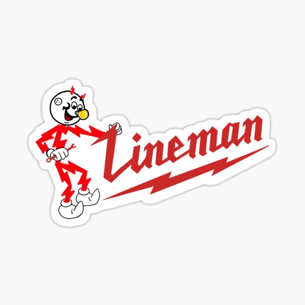 Lineman stickers  Sticker