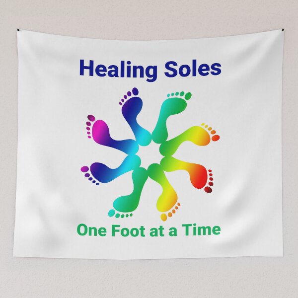 Item preview, Healing Soles One Foot at a time Pinwheel designed and sold by Onpointholistic.