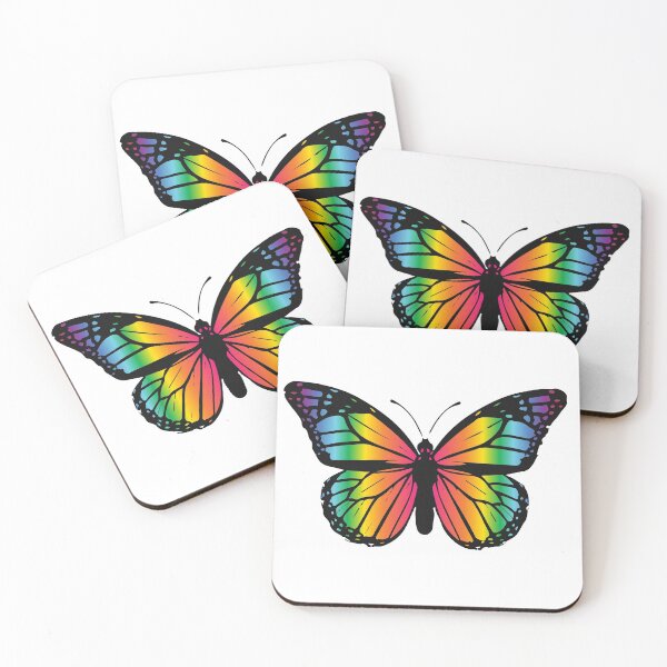 Item preview, Rainbow Gradient Butterfly designed and sold by BlackCoffeeCake.